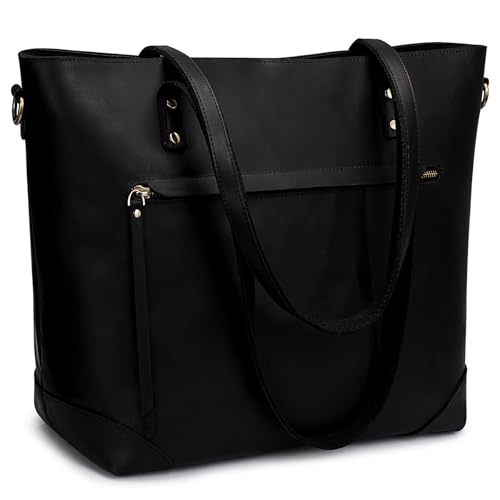 S-ZONE Damen Schultertasche Vintage 3-Wege Echtleder Laptoptasche Reisetasche Arbeitstasche Geldbörse Handtasche Messenger Bag S-ZONE Damen Schultertasche Vintage 3-Wege Echtleder Laptoptasche Reisetasche Arbeitstasche Geldbörse Handtasche Messenger Bag von S-ZONE