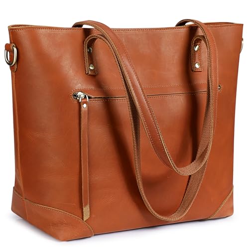 S-ZONE Damen Schultertasche Vintage 3-Wege Echtleder Laptoptasche Reisetasche Arbeitstasche Geldbörse Handtasche Messenger Bag S-ZONE Damen Schultertasche Vintage 3-Wege Echtleder Laptoptasche Reisetasche Arbeitstasche Geldbörse Handtasche Messenger Bag von S-ZONE