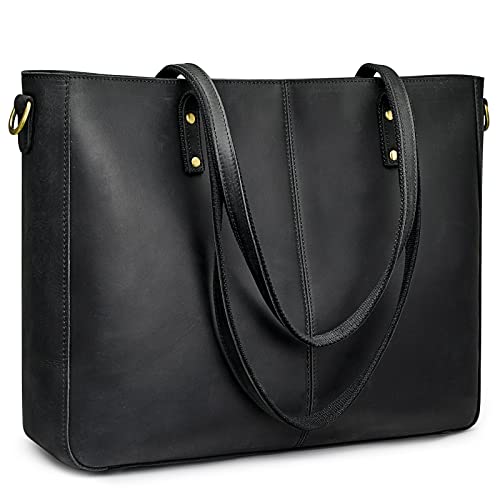 S-ZONE Damen Umhängetasche Echtleder Schultertasche Große Handtasche Arbeitstasche S-ZONE Damen Umhängetasche Echtleder Schultertasche Große Handtasche Arbeitstasche von S-ZONE