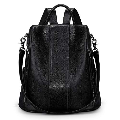S-ZONE Frauen Weichem Leder Rucksack Anti-Theft Geldbörse Damen Wasserdichte Rucksack Schultasche S-ZONE Frauen Weichem Leder Rucksack Anti-Theft Geldbörse Damen Wasserdichte Rucksack Schultasche von S-ZONE