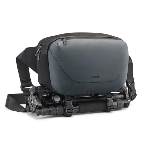 S-ZONE DSLR SLR Kameratasche Wasserdicht Fototasche Kameratasche zum Umhängen mit Stativgurt für Objektive Zubehör Outdoor Fotografie S-ZONE DSLR SLR Kameratasche Wasserdicht Fototasche Kameratasche zum Umhängen mit Stativgurt für Objektive Zubehör Outdoor Fotografie von S-ZONE