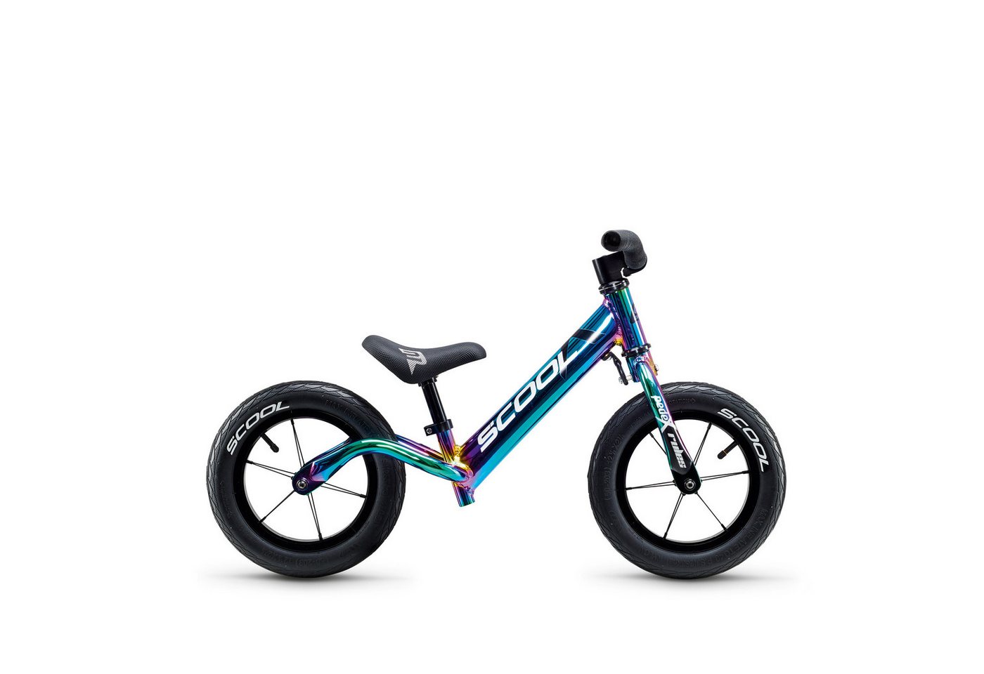 S'cool Laufrad pedeX rainbow - Laufrad, ab 1 Jahr 12 Zoll von S'cool