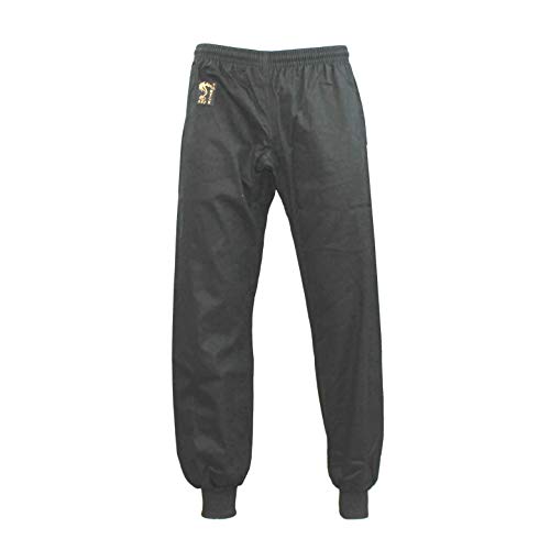 S.B.J - Sportland Baumwollhose/Kampfsporthose/Judohose/Karatehose/Wushu Hose schwarz mit Bündchen, 160 cm S.B.J - Sportland Baumwollhose/Kampfsporthose/Judohose/Karatehose/Wushu Hose schwarz mit Bündchen, 160 cm von S.B.J - Sportland