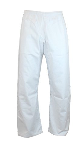 S.B.J - Sportland Baumwollhose/Kampfsporthose/Judohose/Karatehose weiß, 160 cm von S.B.J - Sportland