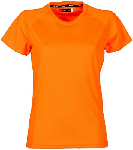 S.B.J - Sportland Damen Funktionsshirt/Laufshirt/Sportshirt Performance T-Shirt Neonorange, Gr. XL von S.B.J - Sportland