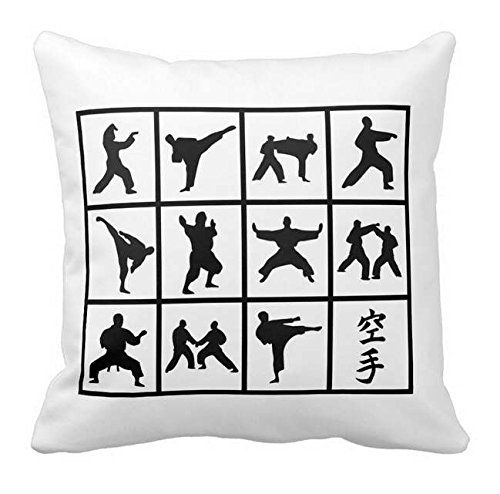 S.B.J - Sportland Flauschiges Kissen, 40 x 40 cm, Karate Motive S.B.J - Sportland Flauschiges Kissen, 40 x 40 cm, Karate Motive von S.B.J - Sportland