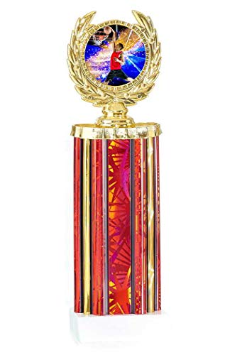 S.B.J - Sportland Gold roter Pokal in Zylinderform ca 33 cm. S.B.J - Sportland Gold roter Pokal in Zylinderform ca 33 cm. von S.B.J - Sportland