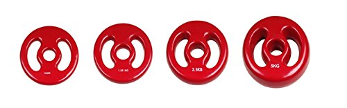S.B.J - Sportland Hantelscheibe aus Gusseisen mit Vinylbeschichtung Gewicht 0,50 kg S.B.J - Sportland Hantelscheibe aus Gusseisen mit Vinylbeschichtung Gewicht 0,50 kg von S.B.J - Sportland