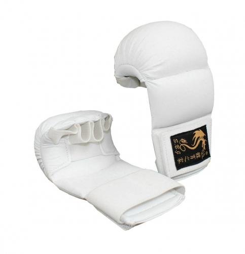 S.B.J - Sportland Karate Kumite Faustschützer 4Finger Weiss, Gr. XL von S.B.J - Sportland.de