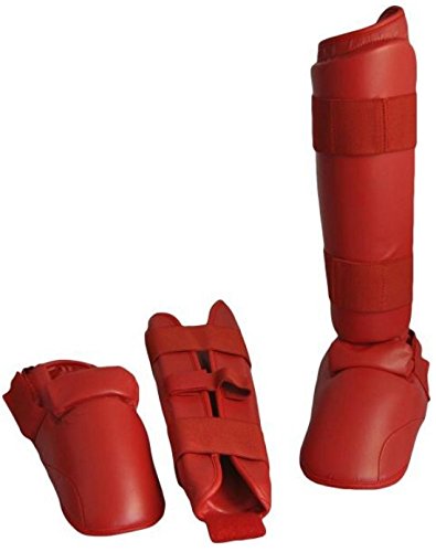 S.B.J - Sportland Karate Schienbein-Spannschutz/Fuß Schoner rot, 2 Stück, Gr. S S.B.J - Sportland Karate Schienbein-Spannschutz/Fuß Schoner rot, 2 Stück, Gr. S von S.B.J - Sportland