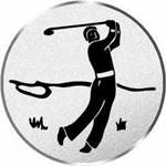 S.B.J - Sportland Pokal/Medaille Emblem, Motiv Golf, Durchmesser 50 mm, Silber S.B.J - Sportland Pokal/Medaille Emblem, Motiv Golf, Durchmesser 50 mm, Silber von S.B.J - Sportland