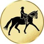 S.B.J - Sportland Pokal/Medaille Emblem, Motiv Reiter, Durchmesser 50 mm, Gold S.B.J - Sportland Pokal/Medaille Emblem, Motiv Reiter, Durchmesser 50 mm, Gold von S.B.J - Sportland