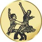 S.B.J - Sportland Pokal/Medaille Emblem, Motiv Tanzen, Durchmesser 50 mm, Gold S.B.J - Sportland Pokal/Medaille Emblem, Motiv Tanzen, Durchmesser 50 mm, Gold von S.B.J - Sportland
