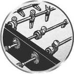 S.B.J - Sportland Pokal/Medaille Emblem, Motiv Tischfußball, Durchmesser 50 mm, Silber S.B.J - Sportland Pokal/Medaille Emblem, Motiv Tischfußball, Durchmesser 50 mm, Silber von S.B.J - Sportland