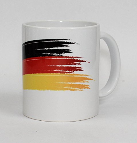 S.B.J - Sportland hochwertige Premium Keramik Deutschland Tasse | Becher mit Flagge schwarz/rot/gelb | Kaffeebecher | Mug Germany S.B.J - Sportland hochwertige Premium Keramik Deutschland Tasse | Becher mit Flagge schwarz/rot/gelb | Kaffeebecher | Mug Germany von S.B.J - Sportland