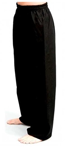 S.B.J - Sportland schwere Baumwollhose/Kampfsporthose/Judohose/Karatehose mit Knieverstärkung, Farbe schwarz, 170 cm S.B.J - Sportland schwere Baumwollhose/Kampfsporthose/Judohose/Karatehose mit Knieverstärkung, Farbe schwarz, 170 cm von S.B.J - Sportland