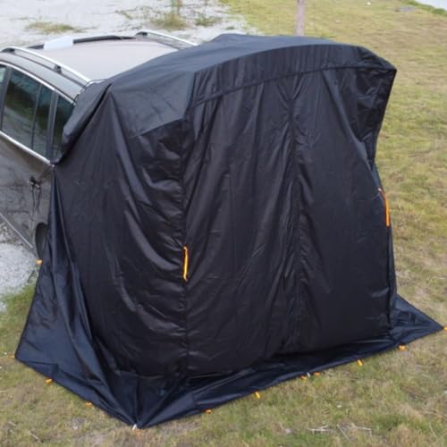 Heckklappen Zelt SUV Van für Privatsphäre, wasserabweisend, schwarz, tragbar, für Fahrrad, Toilette, Dusche, Schlafen, Strand, Schwimmen, L: H: 4,9 m: 7,5 m, 6 Stück Heckklappen Zelt SUV Van für Privatsphäre, wasserabweisend, schwarz, tragbar, für Fahrrad, Toilette, Dusche, Schlafen, Strand, Schwimmen, L: H: 4,9 m: 7,5 m, 6 Stück von SA&MC