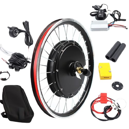 SABUIDDS 20 Zoll E-Bike Conversion Kit 48V 1000W Elektrofahrrad Vorderrad Umbausatz für 48V 30A Akku Pedelec Umbausatz Electric Bicycle Umbausatz mit SW-810 LED Display für DIY 20-Zoll-Fahrräder SABUIDDS 20 Zoll E-Bike Conversion Kit 48V 1000W Elektrofahrrad Vorderrad Umbausatz für 48V 30A Akku Pedelec Umbausatz Electric Bicycle Umbausatz mit SW-810 LED Display für DIY 20-Zoll-Fahrräder von SABUIDDS
