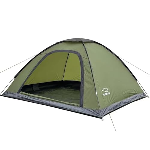 SAFACUS Campingzelt für 4 Personen, leicht, stabil, wasserdicht 4 Mann Kuppelzelt - Ventilationssystem, Moskitoschutz SAFACUS Campingzelt für 4 Personen, leicht, stabil, wasserdicht 4 Mann Kuppelzelt - Ventilationssystem, Moskitoschutz von SAFACUS