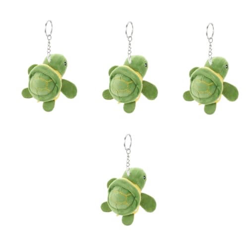 16 STK Schildkröte Schlüsselanhänger Plüsch-Schildkröten-Ornament Rucksack hängende Schildkröte schildkröten schlüsselanhänger schildkröte Kuscheltier Schlüsselringe Light Green SAFIGLE von SAFIGLE