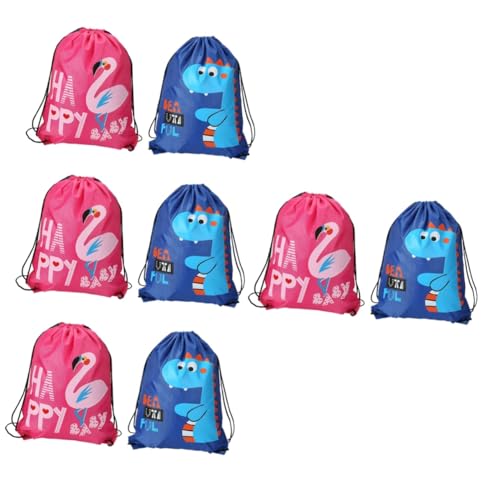 8 STK Strahltasche tierische Schwimmtasche Geschenktüten mit Kordelzug Kinder strandtaschen tragerucksack für Kinder Rucksack Kinder vaude Kinderversorgung Kinder versorgen Stoff SAFIGLE von SAFIGLE