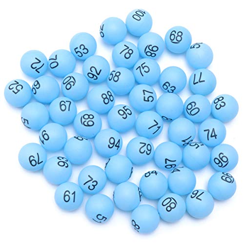 SAFIGLE 100 Stück Nummerierte Bälle 1-100 Lotteriebälle Tischtennisbälle Bedruckte Pongbälle Mit Zahlen Für DIY-Projekt Bingospiel Unterhaltung Blau SAFIGLE 100 Stück Nummerierte Bälle 1-100 Lotteriebälle Tischtennisbälle Bedruckte Pongbälle Mit Zahlen Für DIY-Projekt Bingospiel Unterhaltung Blau von SAFIGLE