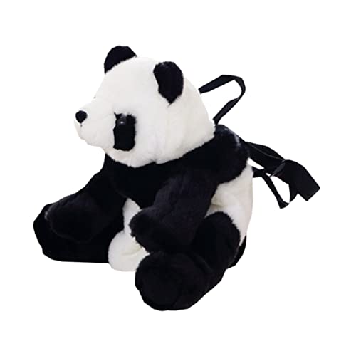 SAFIGLE 1stk Entzückender Rucksack Plüschtasche Bär Rucksack Spielzeug-aufbewahrungsrucksack Plüsch-tier-rucksack Spielzeug-aufbewahrungstasche Mit Großer Kapazität Panda-stofftier von SAFIGLE