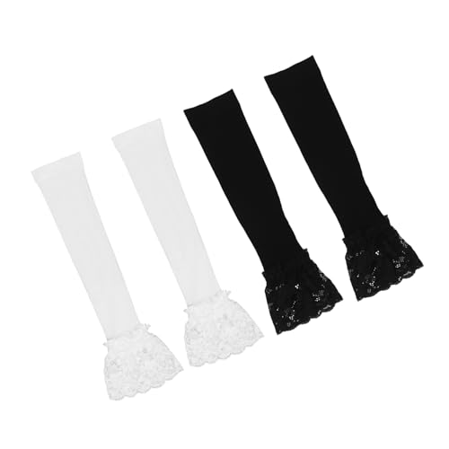SAFIGLE Elastische Armstulpen Aus Spitze für Damen 2 Paar Kühlende Sonnenschutzärmel – Uv für Outdoor-aktivitäten SAFIGLE Elastische Armstulpen Aus Spitze für Damen 2 Paar Kühlende Sonnenschutzärmel – Uv für Outdoor-aktivitäten von SAFIGLE
