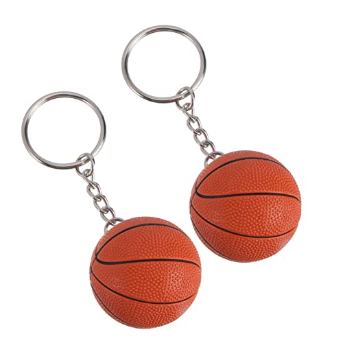 SAFIGLE 2St Basketball-Schlüsselanhänger Sportschmuckhalter Schlüsselanhänger Geldbörse schlüsselanhänger Basketball Schlüsselanhänger mit Basketball Tasche hängend schmücken Material von SAFIGLE