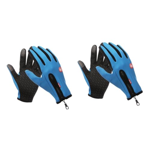 SAFIGLE 2St winterliche Kälteschutzhandschuhe thermohandschuhe Thermal Gloves Waterproof Gloves Reithandschuhe Fahrradhandschuhe Fahren Skihandschuhe Outdoor-Handschuhe warme Handschuhe von SAFIGLE