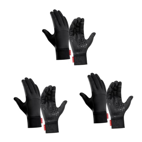 SAFIGLE 3 Paare Touchscreen-Handschuh überwintern winterk bescherung außen Snowboard-Handschuhe Sporthandschuhe Reithandschuhe Outdoor-Handschuhe Warmer Handschuh Warme Handschuhe halten von SAFIGLE