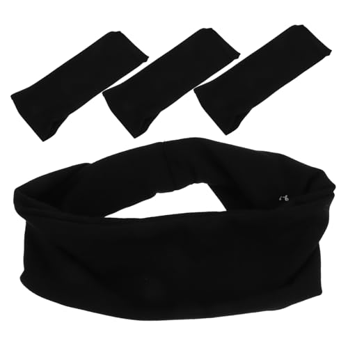 SAFIGLE 4 Stück Breites Boho Stirnband Mit Knopf Elastische Turban Haarbänder Yoga Kopfwickel Für Frauen Mädchen Krankenschwestern Und Ärzte Sport Outdoor Aktivitäten von SAFIGLE