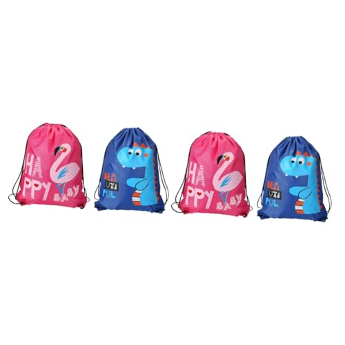 SAFIGLE 4 Stück Strahltasche tragerucksack für Kinder Rucksack Kinder vaude Kinder strandtaschen tierische Schwimmtasche Multifunktions-Strandtasche Multifunktions-Schwimmtasche Stoff von SAFIGLE