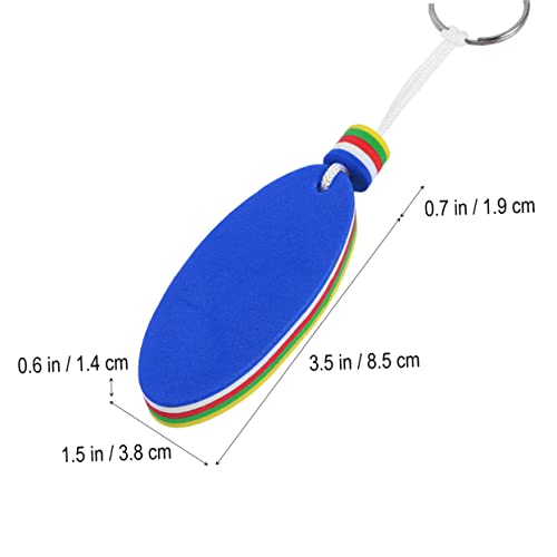 SAFIGLE 4 Stück schwebender Schlüsselanhänger Marine Schlüsselanhänger Sport-Schlüsselanhänger Kette Schließe Auto Geschenkeidee Keyring Bojendesign-Schlüsselanhänger Schlüsselhalter Blue von SAFIGLE