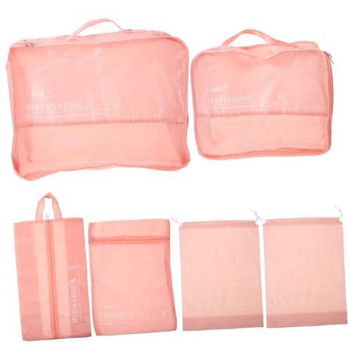 SAFIGLE 6 Teiliges Reiseorganizer Set Für Kleidung Kosmetiktaschen Und Wäschebeutel Praktische Aufbewahrungstaschen Für Koffer Ideal Für Urlaub Und Geschäftsreisen von SAFIGLE