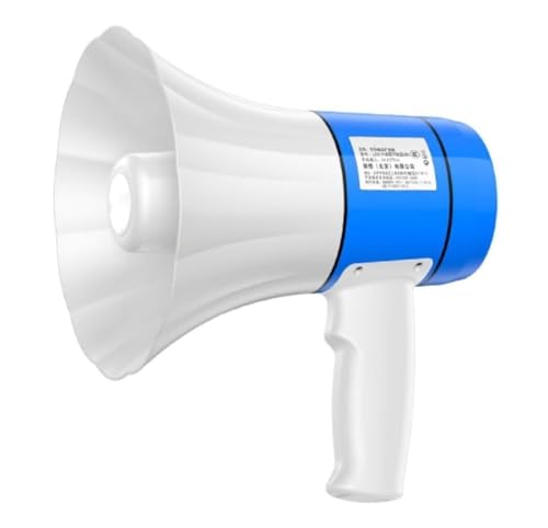 SAGELSHN Megafon Megaphon Hand-Megafon, Megaphone, USB-Bullhorn-Lautsprecher, Sprachaufzeichnung, Outdoor-Megaphon Mit Alarm Und Musik-Lautsprecher Megafon für Demonstrationen von SAGELSHN