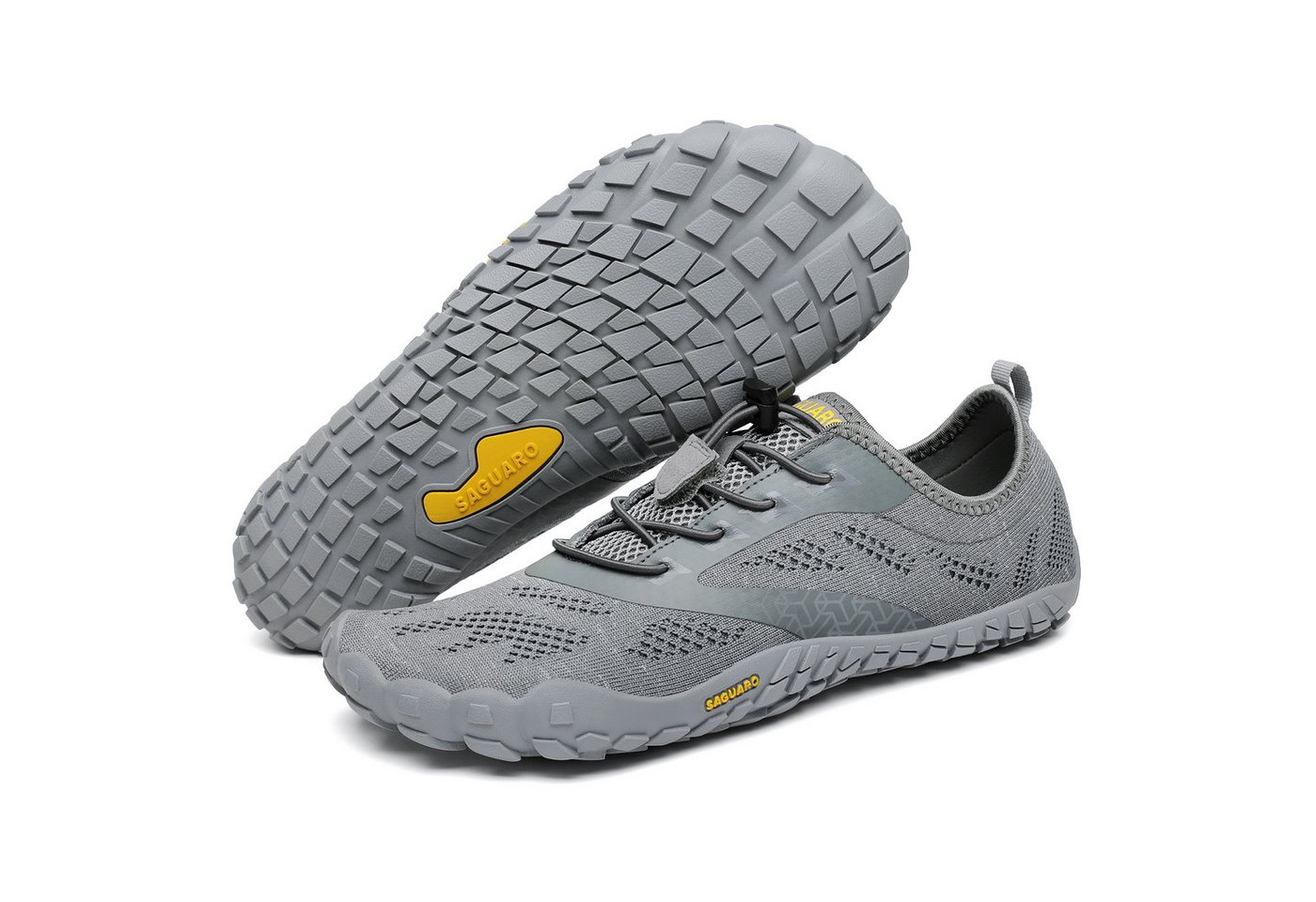 SAGUARO Sport Sommer Barfußschuh (5mm Sohlenstärke, Nullabsatz, bequem, leicht, atmungsaktiv, rutschfest) Minimalschuhe Laufschuhe Sport-Schuhe Jogging Sneaker Trail-Running von SAGUARO