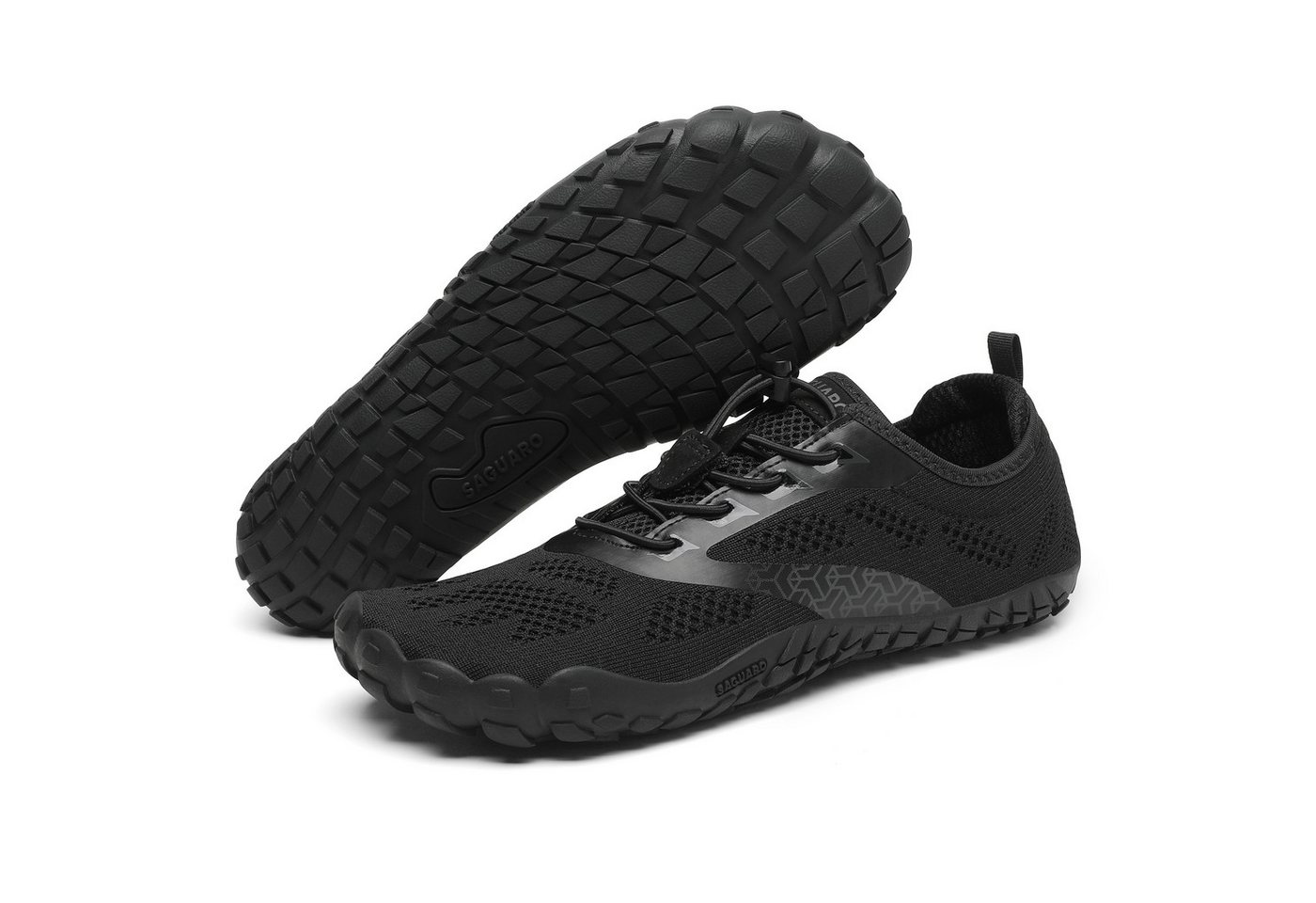 SAGUARO Sport Sommer Barfußschuh (5mm Sohlenstärke, Nullabsatz, bequem, leicht, atmungsaktiv, rutschfest) Minimalschuhe Laufschuhe Sport-Schuhe Jogging Sneaker Trail-Running von SAGUARO