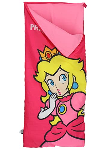 SUPER MARIO - Sac De Couchage Princesse Peach - 100% Polyester - Rose von SAHINLER créateur d'univers