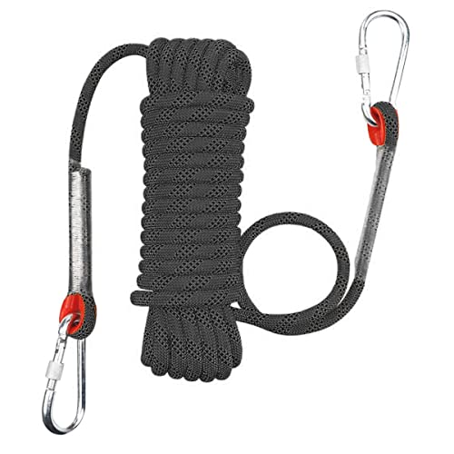 SAHKGYE Kletterseil 14mm Fischerei Bergung Seil Mit Karabiner 164ft 197ft 230ft 262ft 295ft 328ft Outdoor Seil Allzweckseil Für Magnetfischen Feuerrettung Hoher Festigkeit Sicherhe von SAHKGYE