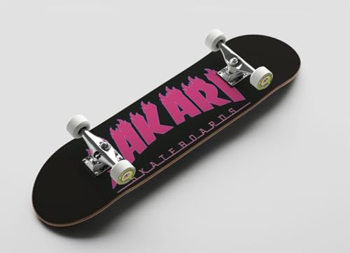 Komplettes Skateboard Sakari Fire Pink (8.25) von SAKARI