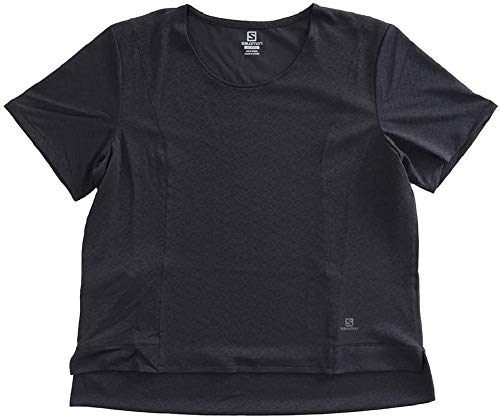 SALOMON Damen Elevate Aero Tee Unterhemd, schwarz, S SALOMON Damen Elevate Aero Tee Unterhemd, schwarz, S von Salomon