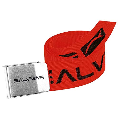 SALVIMAR Cintura Cordura Fibbia INOX Gürtel, rot, Einheitsgröße SALVIMAR Cintura Cordura Fibbia INOX Gürtel, rot, Einheitsgröße von SALVIMAR