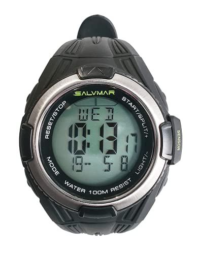 SALVIMAR Unisex – Erwachsene One Plus Tiefenmesser-Uhr, Schwarz, Einheitsgröße von SALVIMAR