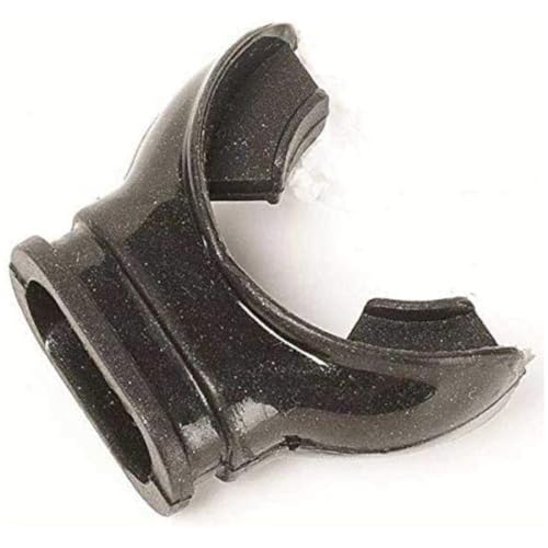 SALVIMAR Unisex-Adult Mouthpiece-Schnorchel, Schwarz von SALVIMAR