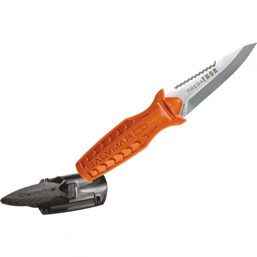 SALVIMAR Unisex-Adult Predathor Knife, Orange, 70mm SALVIMAR Unisex-Adult Predathor Knife, Orange, 70mm von SALVIMAR
