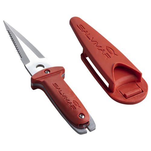 SALVIMAR Unisex-Adult ST Blade Knife, red, 18,5cm SALVIMAR Unisex-Adult ST Blade Knife, red, 18,5cm von SALVIMAR