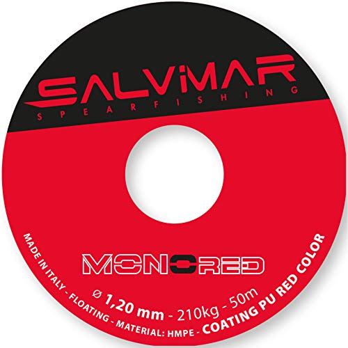 SALVIMAR Unisex – Erwachsene Mono Sagola, rot, diametro 1,00mm x 100mt von SALVIMAR