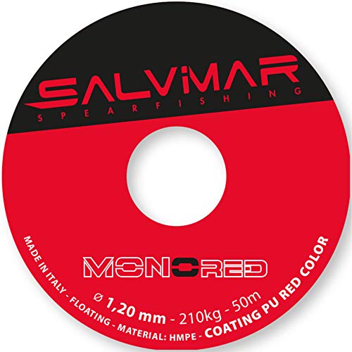 SALVIMAR Unisex – Erwachsene Monored Sagola, rot, diametro 1,20mm x 100mt von SALVIMAR