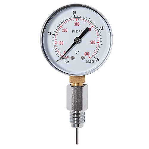 SALVIMAR Vintage Manometer für Erwachsene, Unisex, schwarz, Einheitsgröße SALVIMAR Vintage Manometer für Erwachsene, Unisex, schwarz, Einheitsgröße von SALVIMAR
